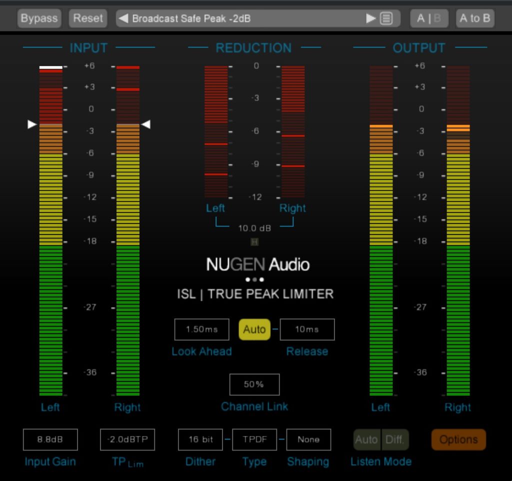 ISL 2 True Peak Limiter by NUGEN Review