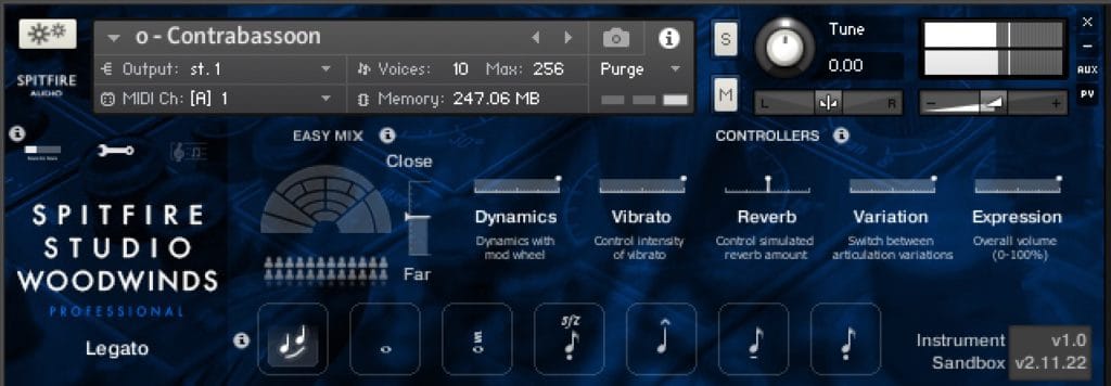 Studio Orchestra Professional Review - Strings, Brass and Woodwinds Bundle by Spitfire Audio 14 Spitfire Studio Woodwinds Professional Contrabassoon