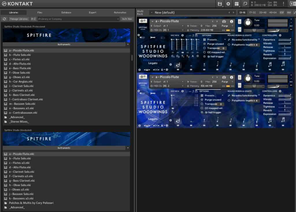Studio Orchestra Professional Review - Strings, Brass and Woodwinds Bundle by Spitfire Audio 8 Spitfire Studio Woodwinds Professional and Core