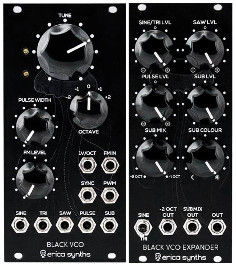 Erica Synths Black VCO V2 and Black VCO Expander Review