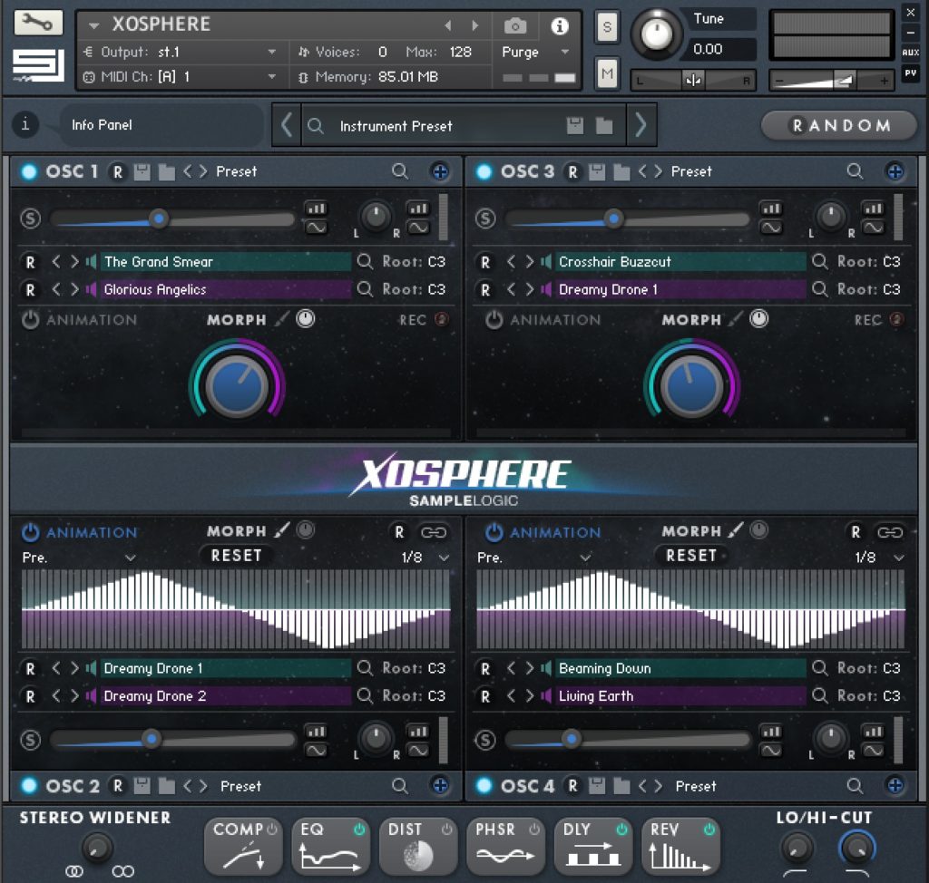 XOSPHERE by Sample Logic Review 33 XOSPHERE by Sample Logic Review Main UI