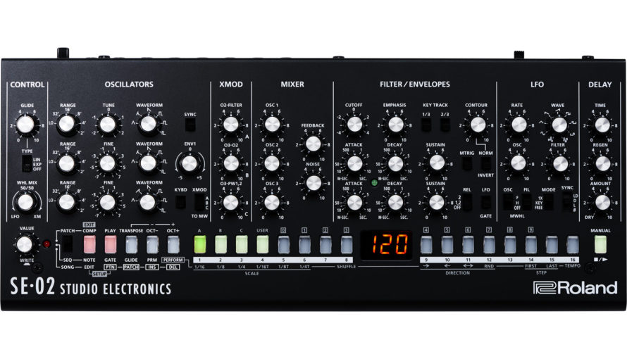 Roland launches Designer Series with boutique SE-02 analog synth