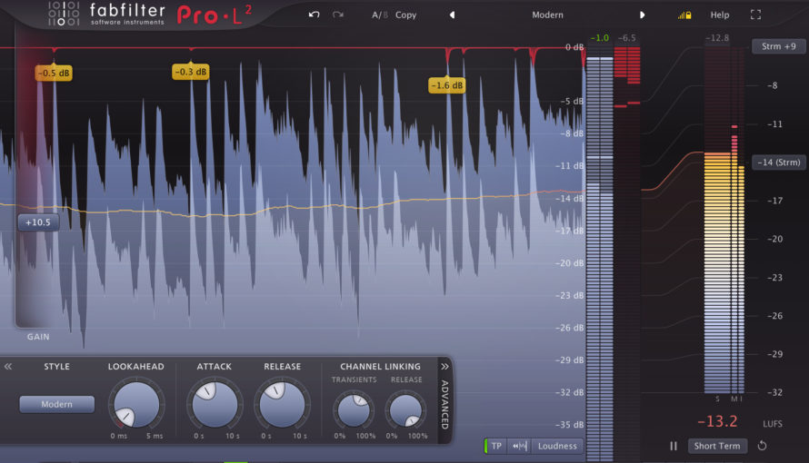FabFilter Pro-L2, available on Dec, 5th