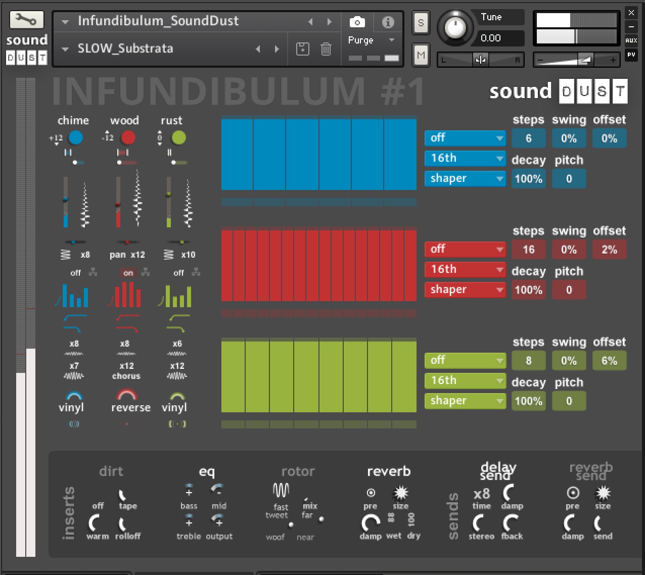 Review of INFUNDIBULUM#1 a Polyrhythms Arpeggiator Machine by Sound Dust 39 INFUNDIBULUM1 by Sound Dust Featured