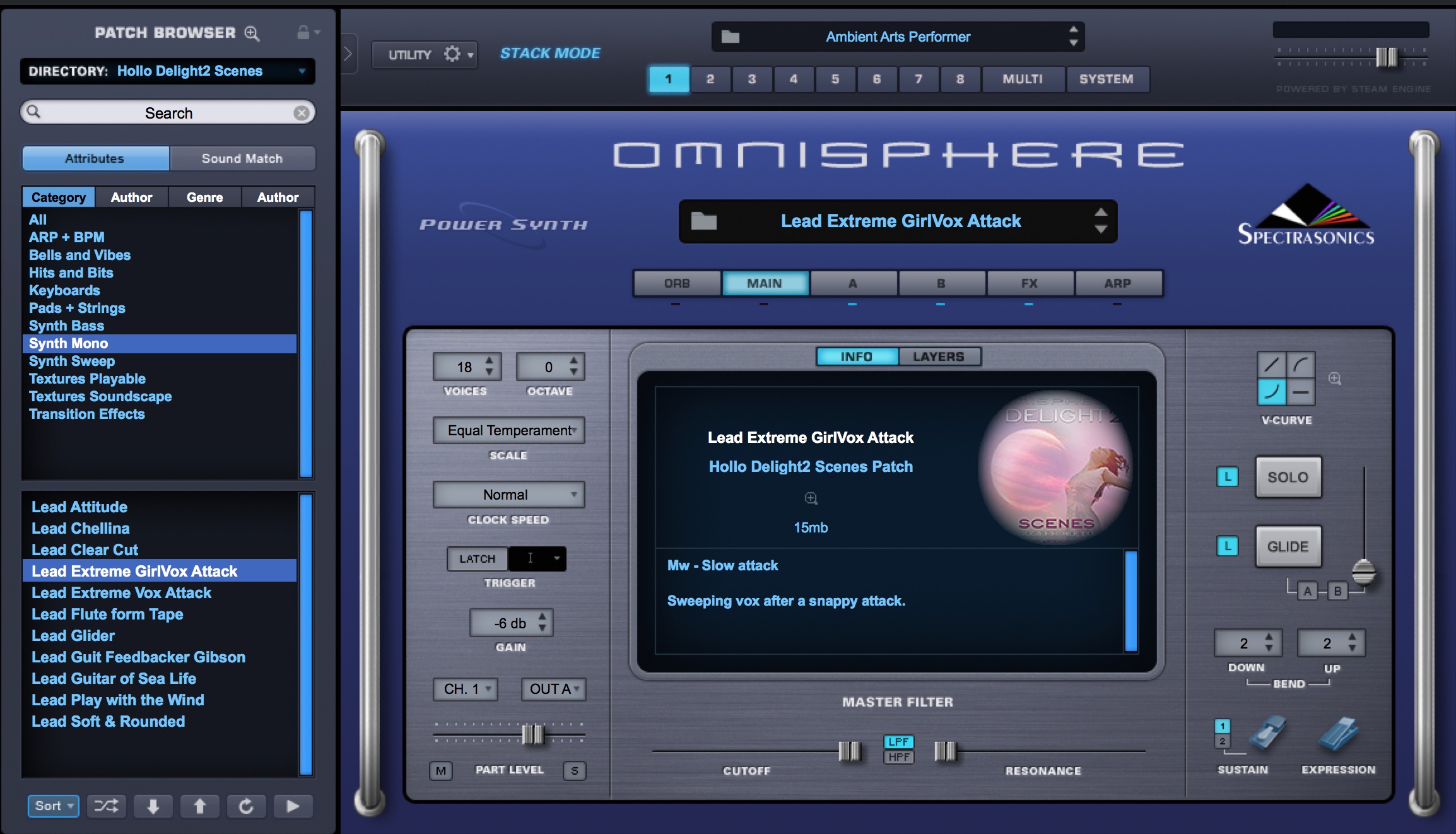Delight2 Scenes for Omnisphere by Joseph Hollo Review