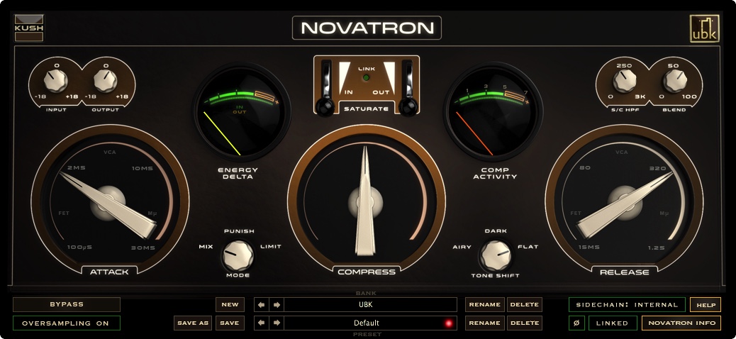 Novatron 1.0.6 update by Kush Audio