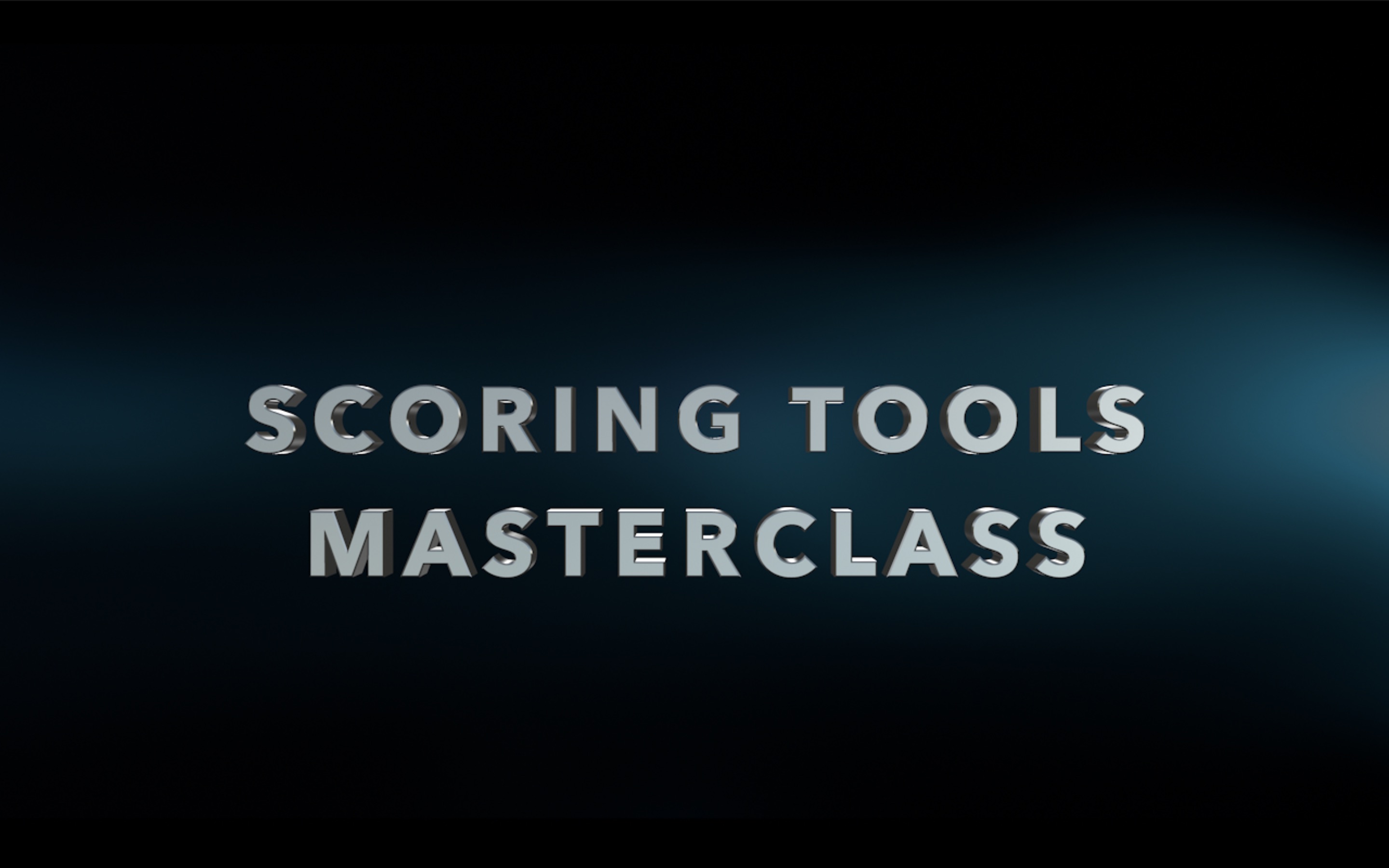 Scoring Tools Masterclass - Limited Special Discount for StrongMocha Reader 31 STM Logo