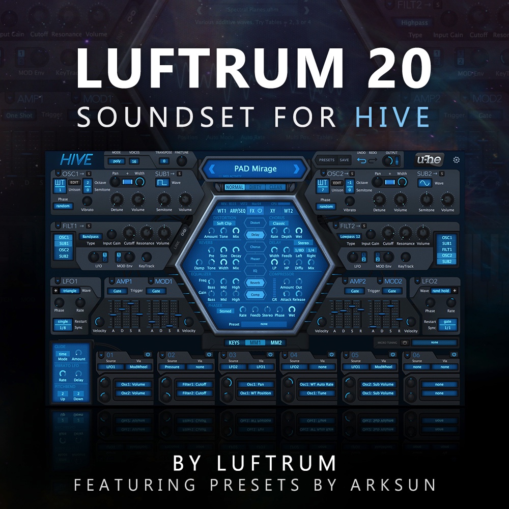 Luftrum 20 Review – your Journey into Ambient Pads, Ethereal Bright Arpeggios, Soaring Leads for Hive