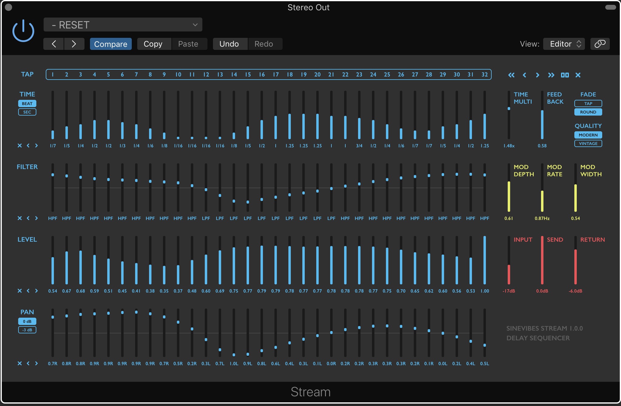 Stream a Delay Sequencer by Sinevibes Main