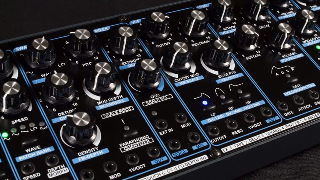 DELTA CEP A paraphonic semi-modular synth 32 Delta CEP A Top View
