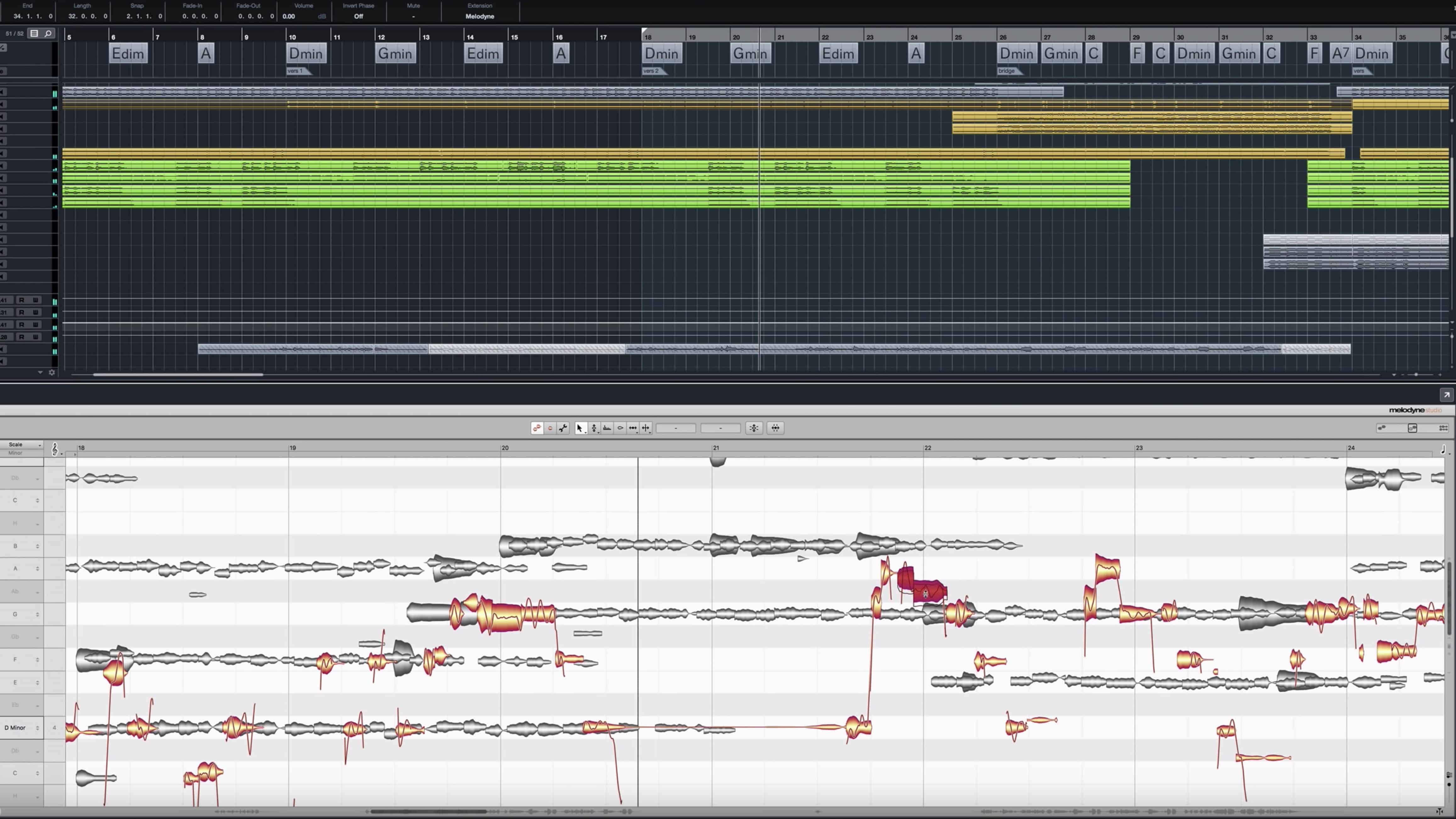 Melodyne and Cubase are now Integrated