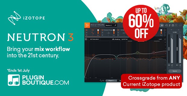 iZotope Neutron 3 Introductory Sale