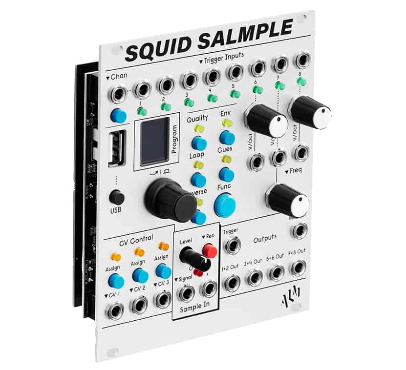ALM Busy Circuits Squid Salmple –  an Eurorack 8 Channel Audio & CV Sampler