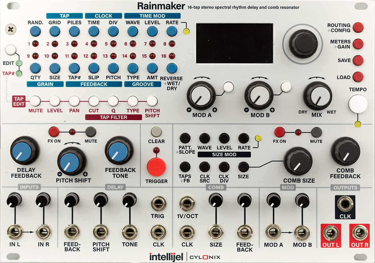 Rainmaker Review – a Leading Delay Eurorack Module by Intellijel and Cylonix