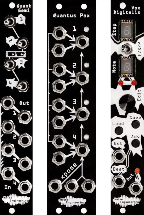 Vox Digitalis, Quantus Pax, and Quant Gemi New Modules by Noise Engineering Launching on July, 22nd 2019