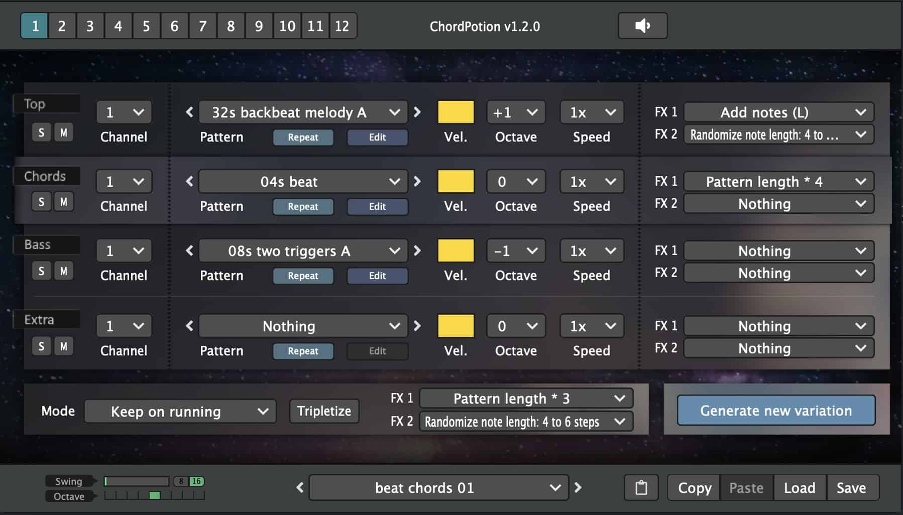 ChordPotion 1.2 by FeelYourSound – adds Sequencer and Preset Sharing Practice
