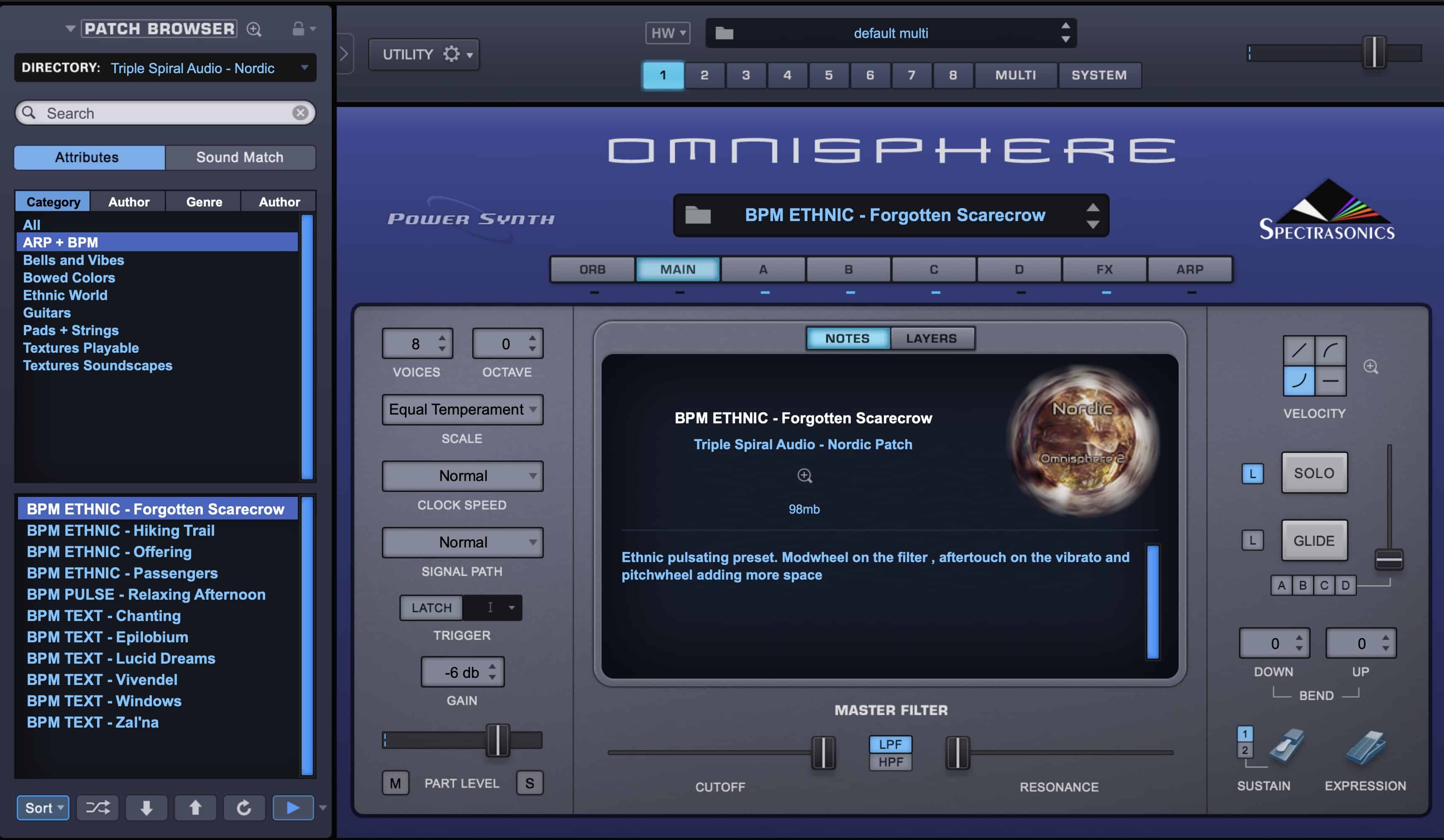 Nordic an Omnisphere by Triple Spiral Audio is now available