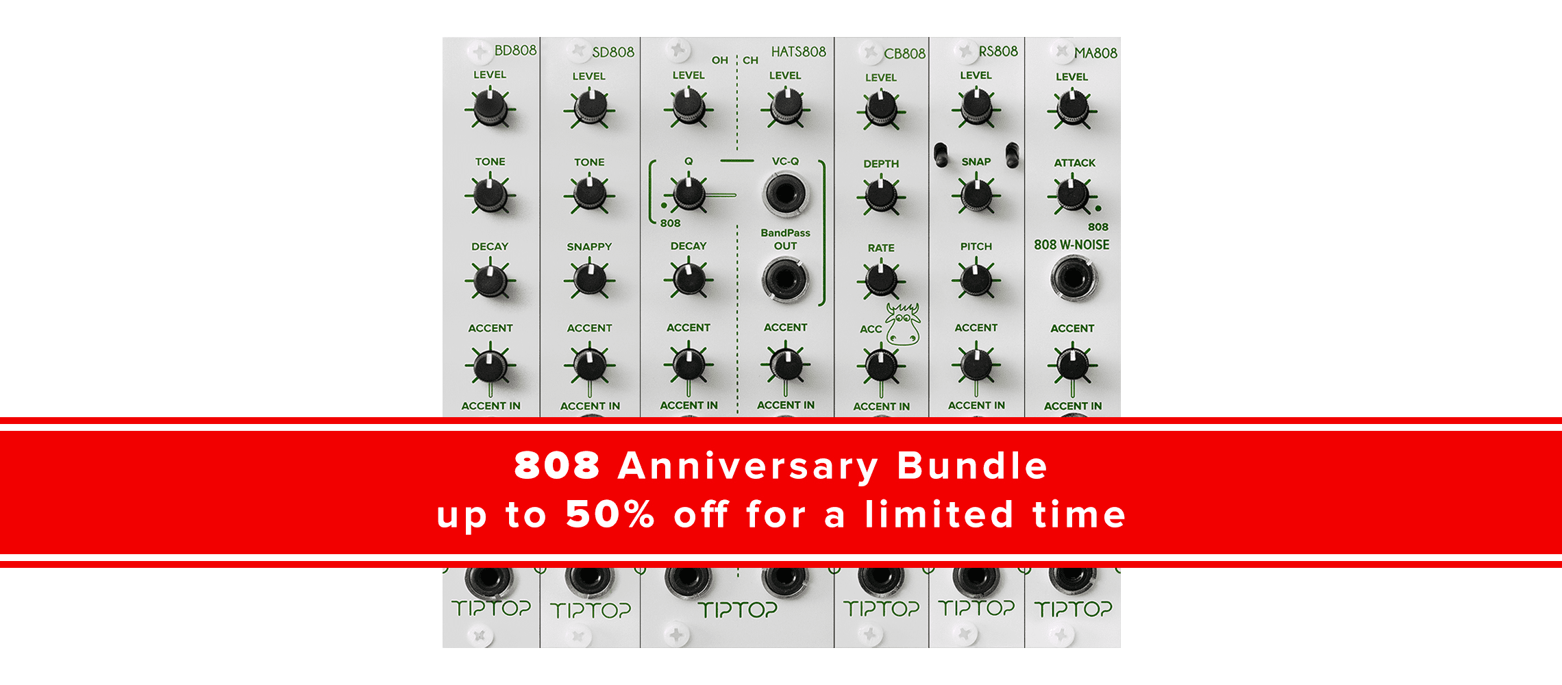 Tiptop Audio Built an 808 Drum Bundle at a Significantly Reduced Price - Ordering available
