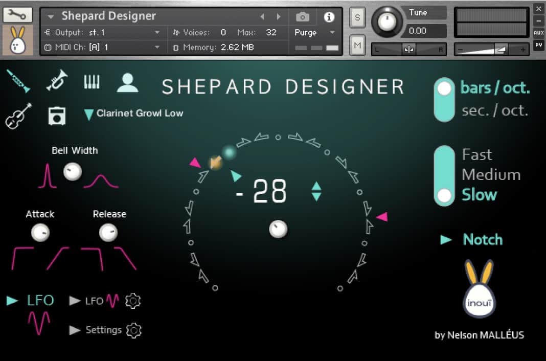 Shepard Designer by Inouï Samples