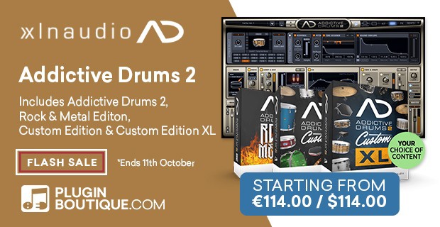 XLN Audio Addictive Drums 2 Flash Sale