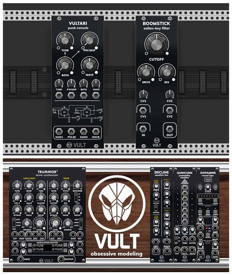 Additional Vult DSP Modules for VCV Rack and Voltage Modular 66 New Vult DSP Modules for VCV Rack and Voltage Modular