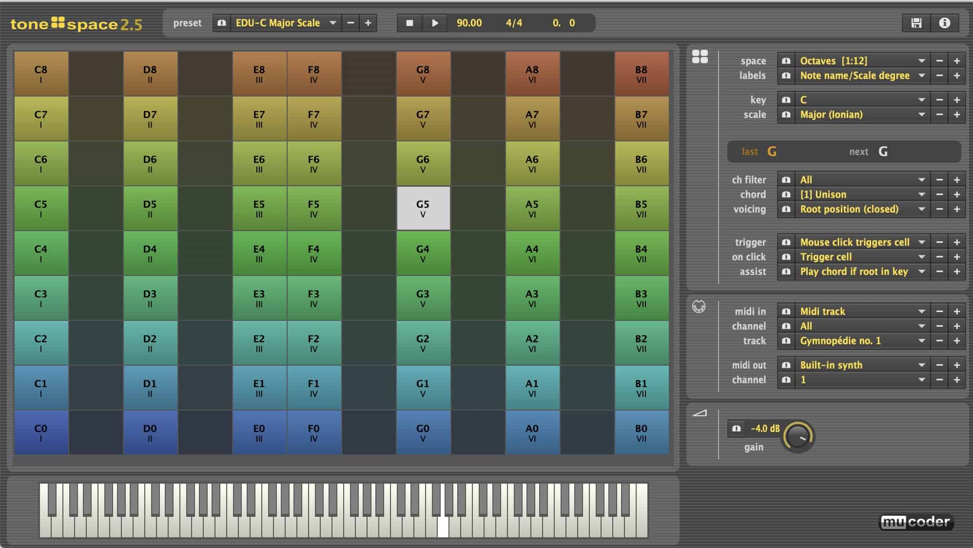 Tonespace A Chord Generator And Visualizer