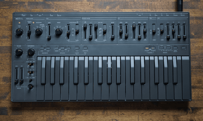 The SB01 is the world’s thinnest and first rechargeable analog synthesizer.