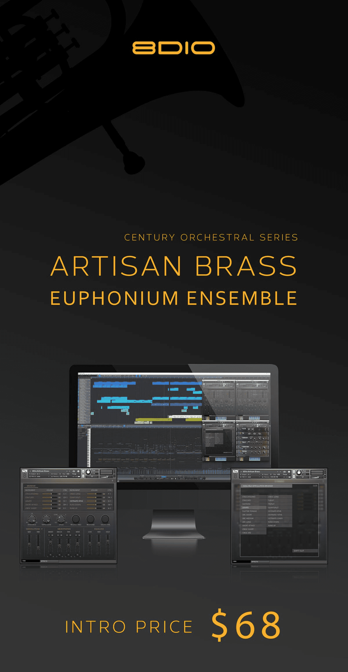 8Dio launches Century Artisan Brass: Euphonium
