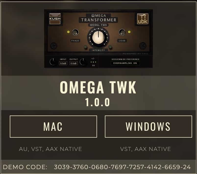 Omega TWK Demo Version