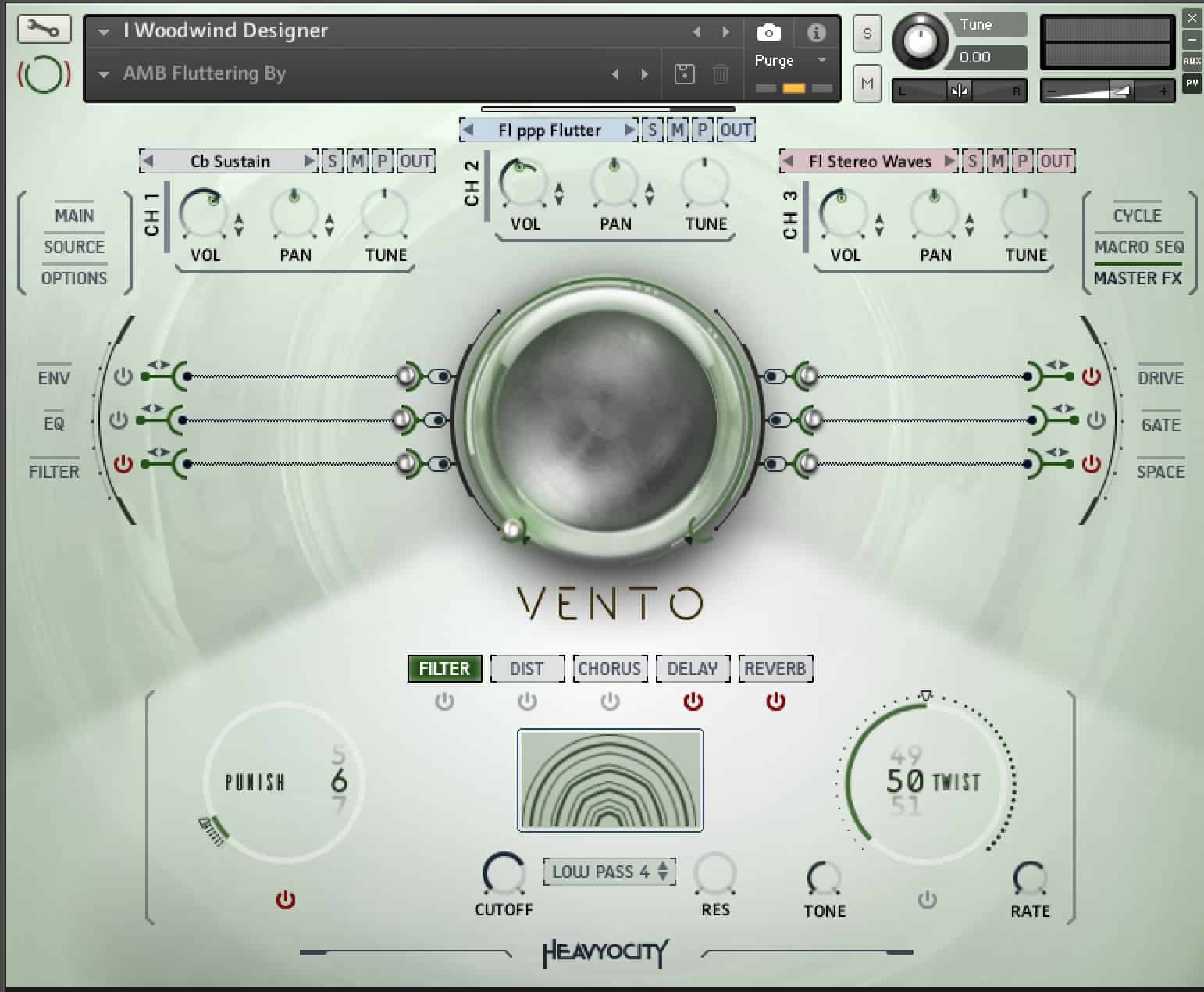 VENTO Modern Woodwinds by Heavyocity Review Woodwind Designer