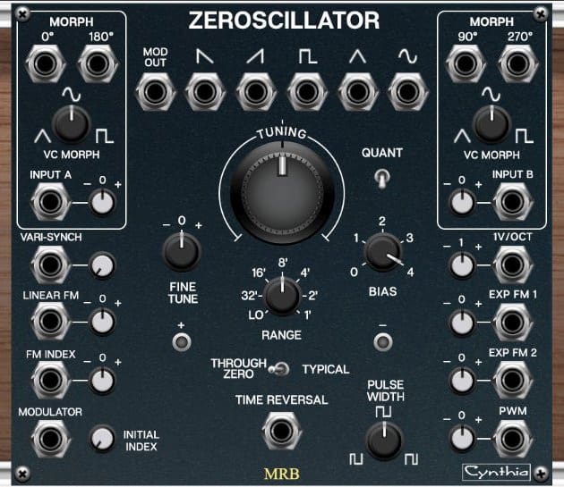 MRB releases legendary Zeroscillator for Voltage Modular! 56 Zeroscillator