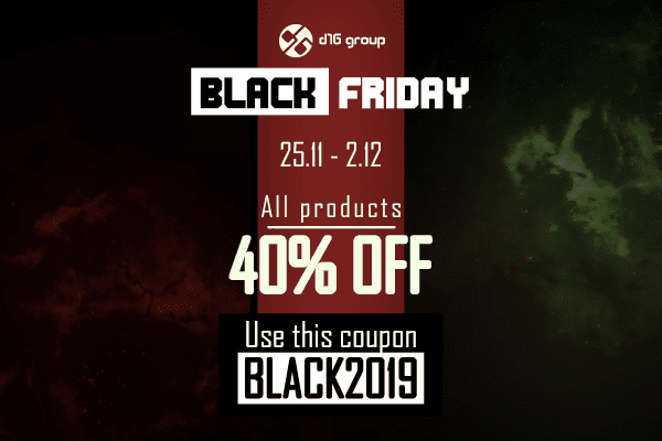 D16 Group – Black Friday – All Products 40% OFF
