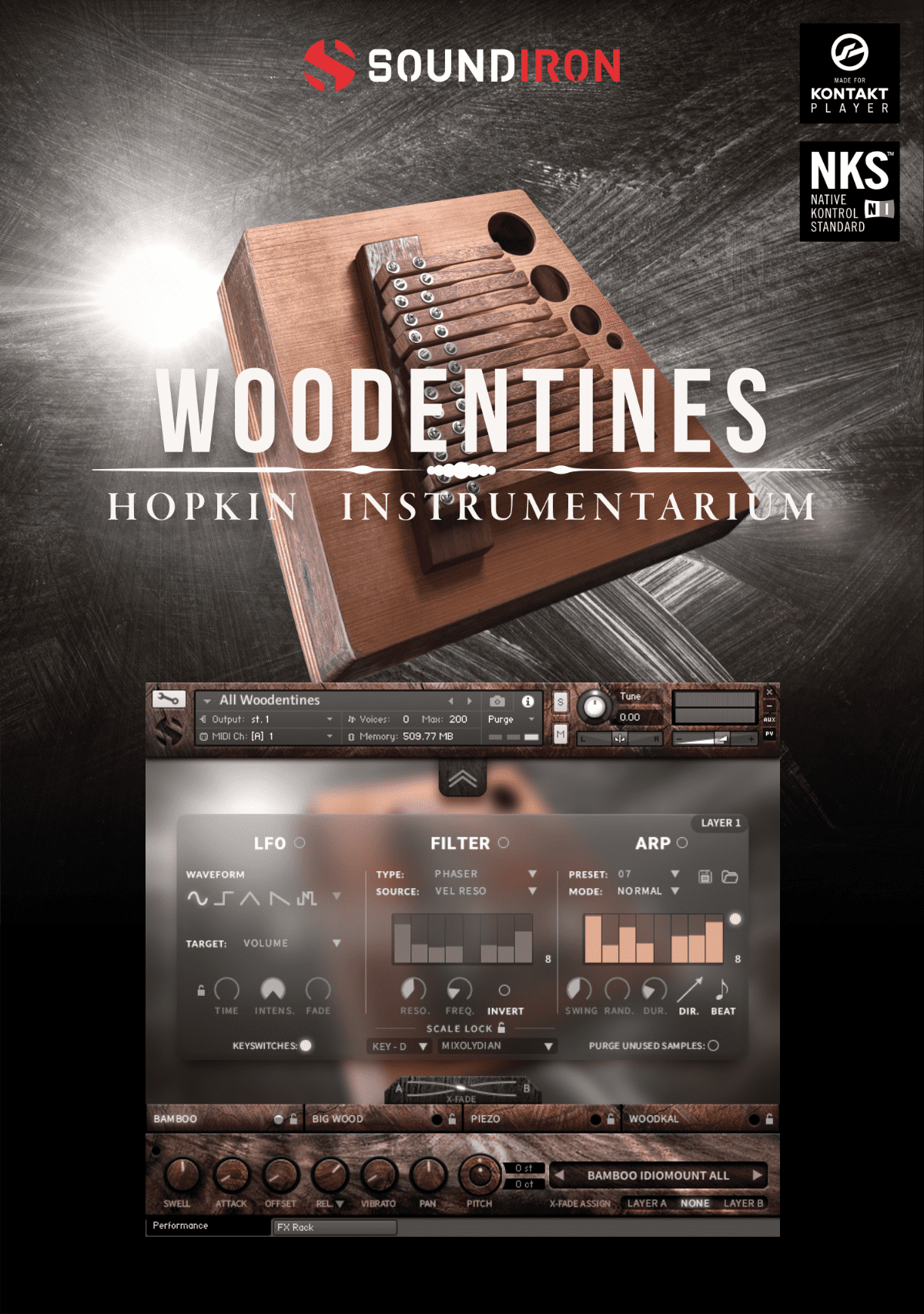 Hopkin Instrumentarium: Woodentines by Soundiron