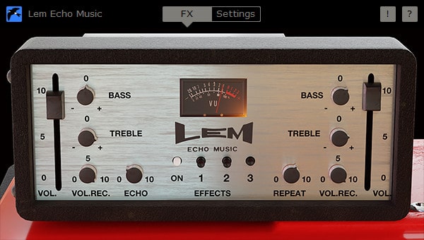 Lem Echo Music, a new Tape Delay Effect Plugin by Martinic