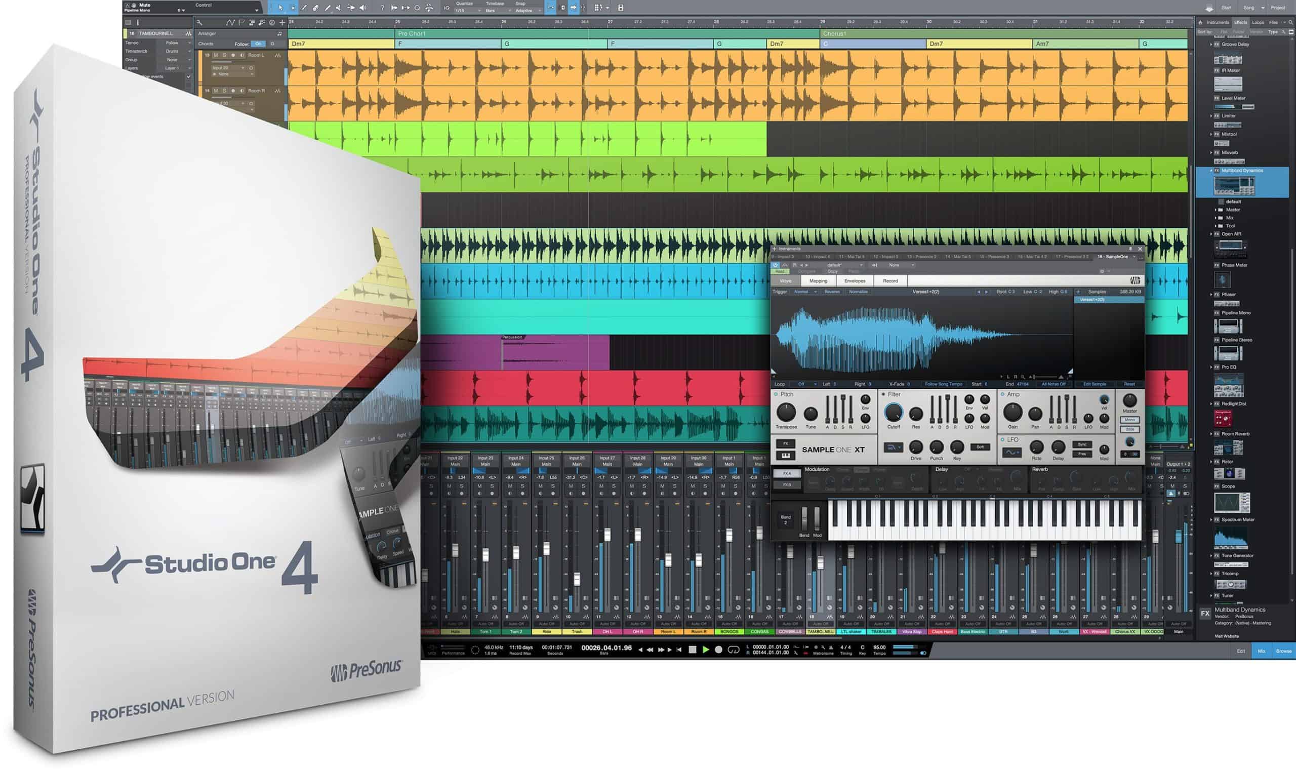 Studio One 4.6 Improves Ampire, Browser and Pattern Editor