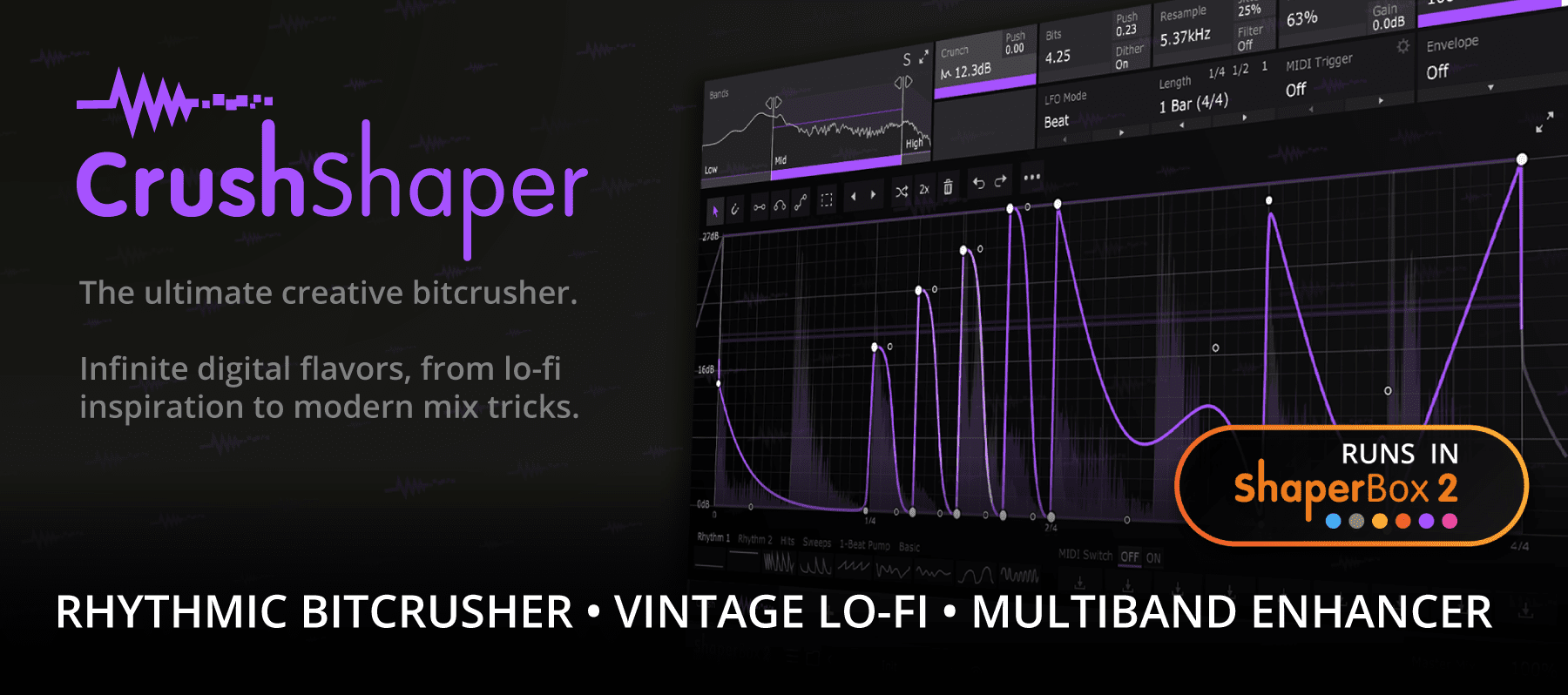 CrushShaper - The Ultimate Creative Bitcrusher by Cableguys 38 crush shaper 2 big tile