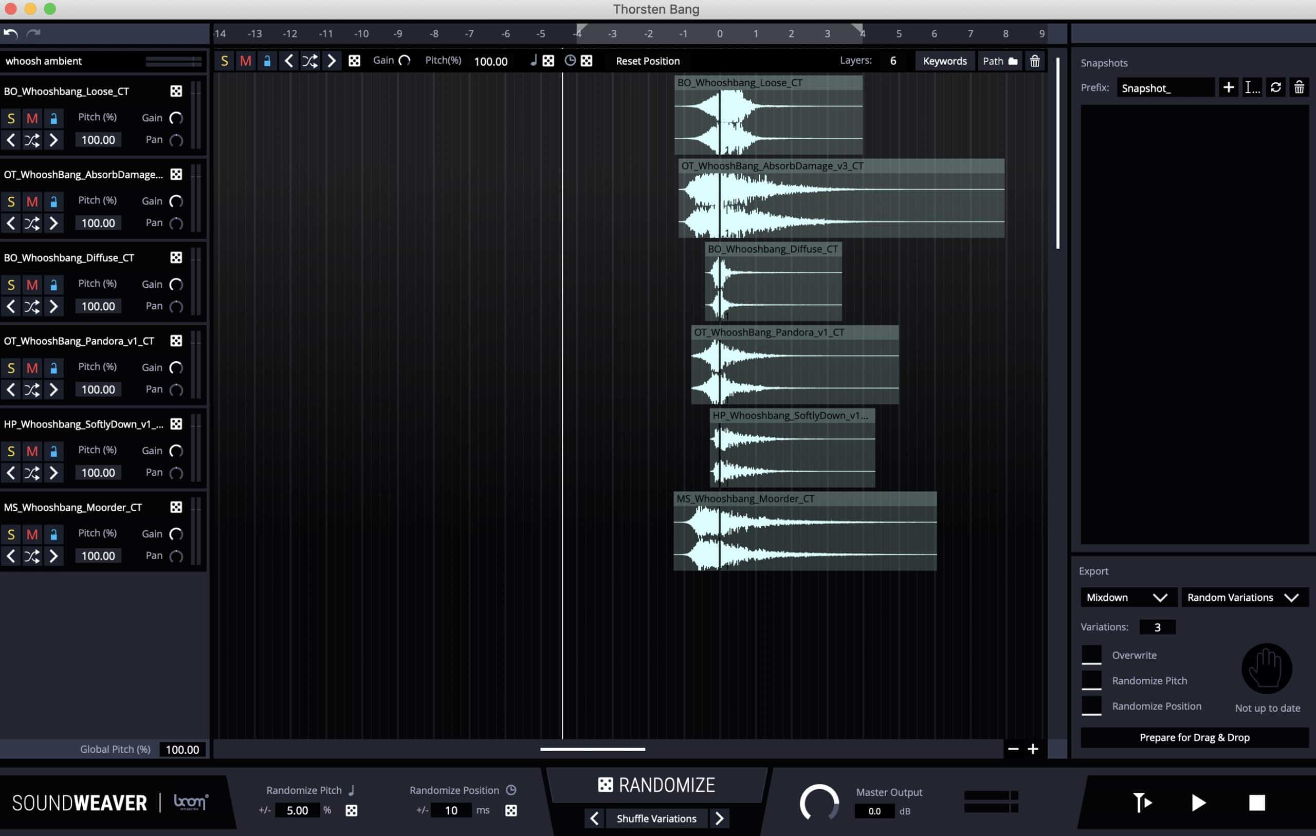 BOOM Library Launches SoundWeaver an Inspirational Sound Layering Wizard 31 SoundWeaver Thorsten Meyer Whoosh Bang scaled