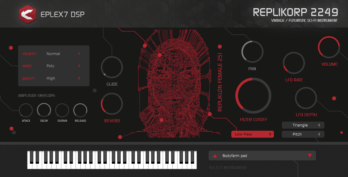Replikorp 2249 a Retro-Futuristic Instrument