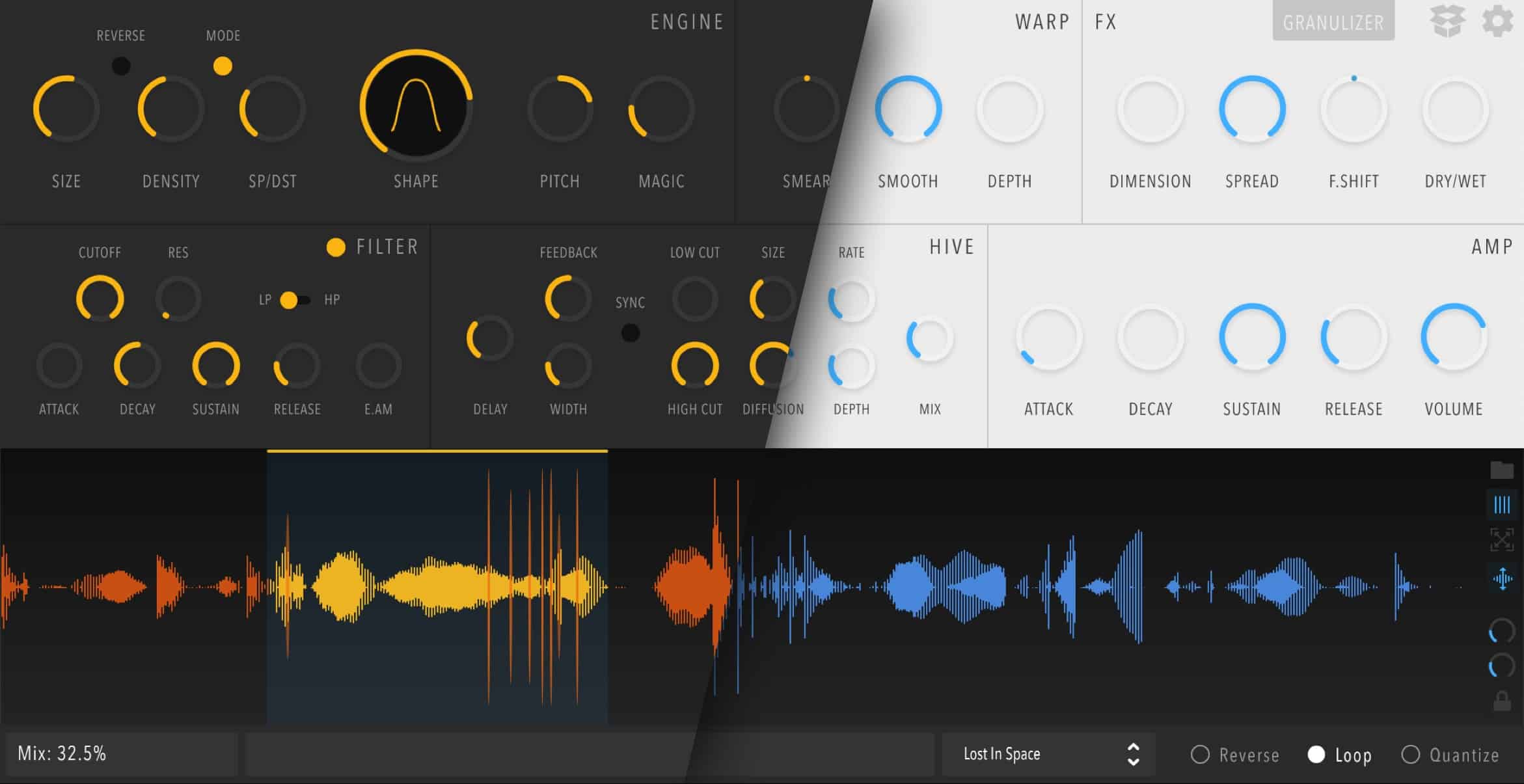 GRANULIZER 2.2 by Inertia Sound Systems - Granular Synthesis from the Future 58 GRANULIZER 2.2 Granular Synthesis from the Future