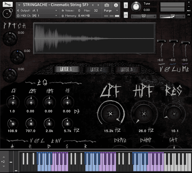 STRINGACHE by Silence+Other Sounds Updated to v1.1 3 Stringache SKIN