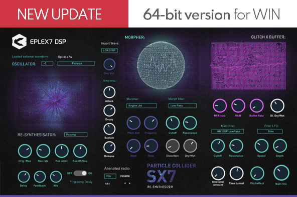 Eplex7 DSP Releases Particle Collider SX7 Update