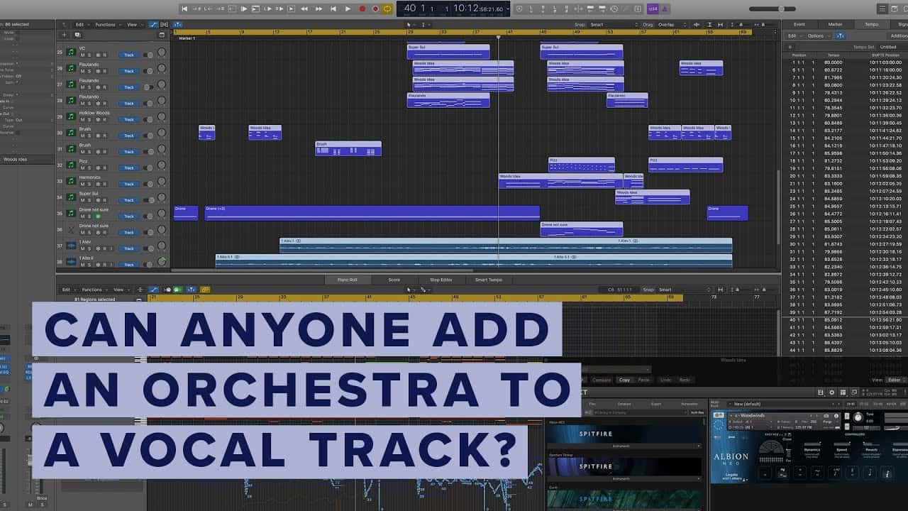 Christian  Shows How to Add An Orchestra To A Vocal Track
