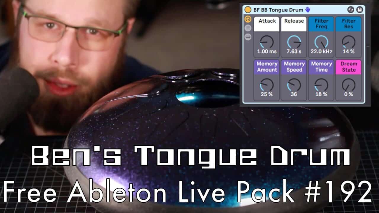 Ben’s Tongue Drum: Free Ableton Live Pack by Brian Funk