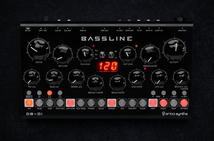 Desktop Bassline DB-01 by Erica Synths Pre-Order