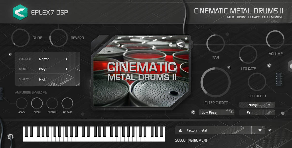 Eplex7 DSP releases Cinematic Metal Drums 2 31 Eplex7 DSP releases Cinematic Metal Drums 2