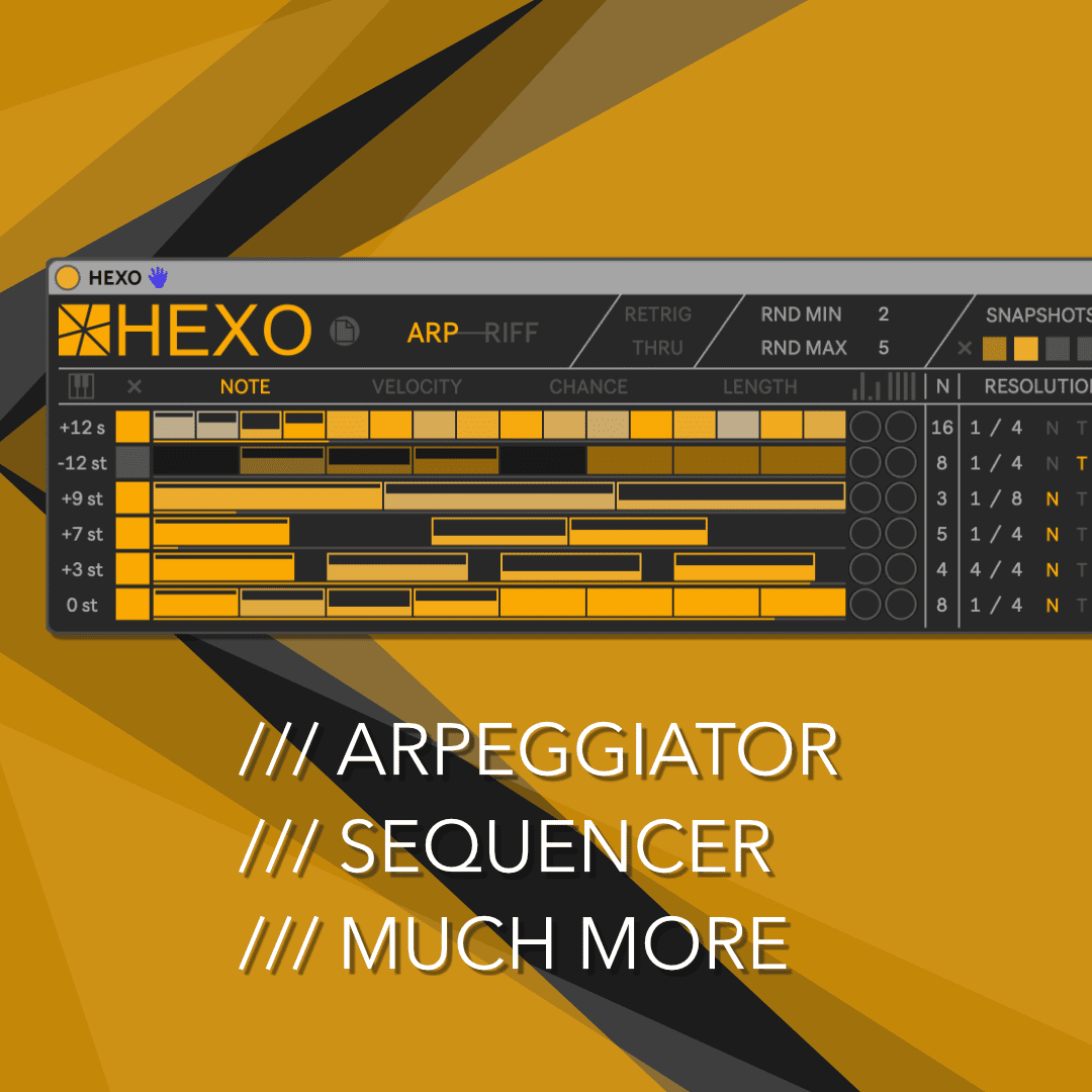 HEXO Arpeggiator & Sequencer 32 HEXO Arpeggiator Sequencer
