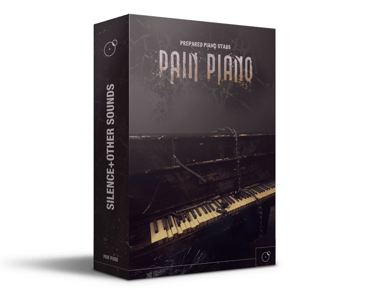 PAIN PIANO by Silence+Other Sounds - Prepared Piano Stabs & Rhythms 108 PAIN PIANO by SilenceOther Sounds Prepared Piano Stabs Rhythms Pain Piano Mockup