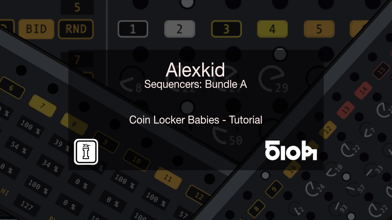 ALEXKID – SEQUENCER BUNDLE A – Alexkid Returns with a BANG
