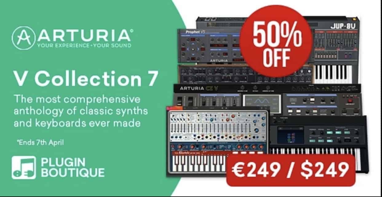 Arturia V Collection 7 Sale –  50% OFF