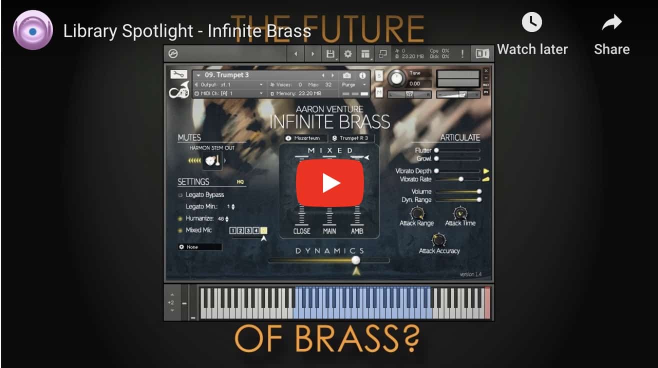 Corys Library Spotlight Infinite Brass by Aaron Venture